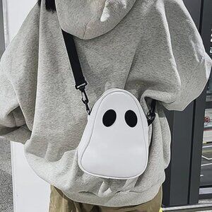 Cute Ghost Purse Halloween Pumpkin Leather bag